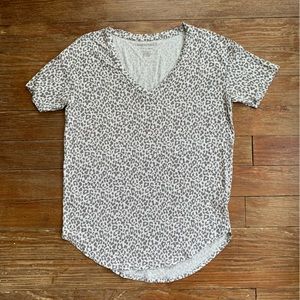 American Eagle Soft and Sexy Animal Print Tee